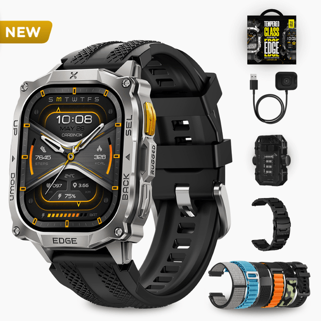 Carbinox Edge Smartwatch – Ultimate Pack