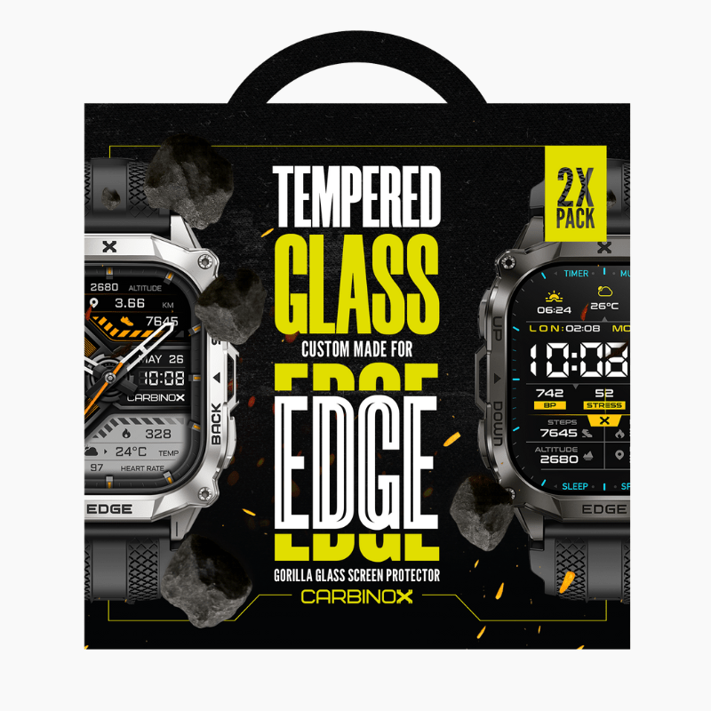 Tempered Glass for Carbinox Edge (Pack of 2)