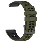 Dark Green Black Phantom Band #22 [22mm] - Carbinox 22mm Smartwatch Band