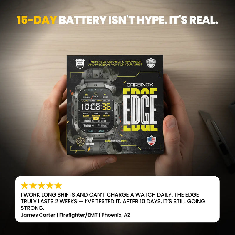 Carbinox Edge Smartwatch – Ultimate Pack
