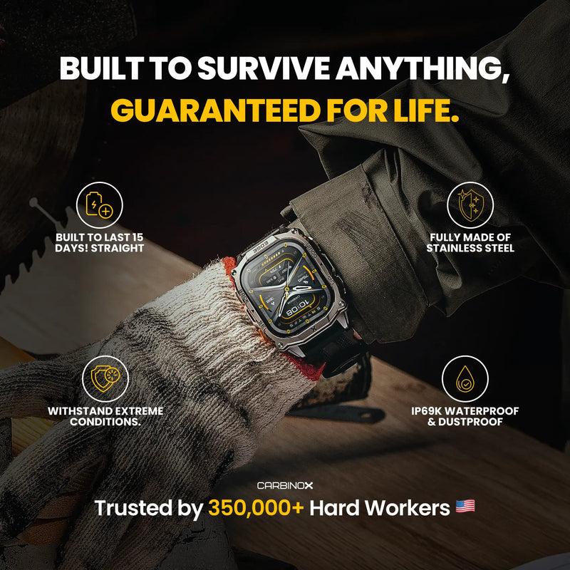 Carbinox Edge Smartwatch – Ultimate Pack