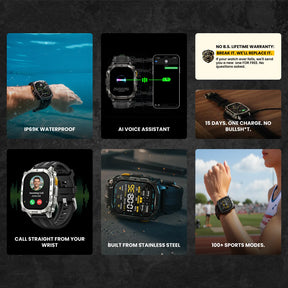 Carbinox Edge Smartwatch – Ultimate Pack